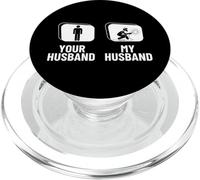 Welder Your Husband My Husband Wife Soudage drôle PopSockets PopGrip pour MagSafe