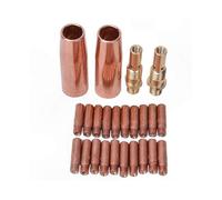 Welding Accessory Kit with Nozzles, Diffusers, and Contact Tips for MIG Welding Guns