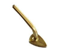 Welding Bit - Conical Brass Alignment Attachment, Delicate Refinishing Nib, for Circuit Board Assembly, Heated Tooling Component, Industrial Fabrication Supply, Standard Tinned Alloy