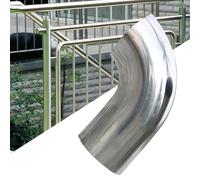 Welding Elbow Pipe - Stainless Steel 90° Bend Fitting, Car Exhaust Extension Tube, Metal Connector For Modified Exhaust Systems | Automotive Repair, Performance Tuning, Custom Garage Projects, Vehicle