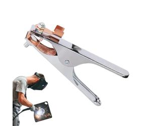 Welding Ground Clamp - 300A/500A Copper A Shape Earth Clamp | Heavy Duty Welding Ground Clamp, 300A/500A Copper A Shape Cable Clip Clamp For Welder Welding Machine