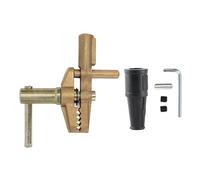 Welding Grounding Brass, Clamp with Rubber Sleeve Great, Conductivity Welding Earth Clamp 35mm