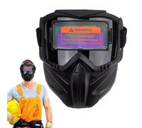 Welding Helmet Auto Darkening - Anti-Glare Face Shield, Large View, Breathable Heat-Insulating Full Cover Headgear, Safety Protection | Comfortable Use with Reliable Protection for Tasks