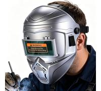 Welding Helmet Auto Darkening, Face Shield, 10,24 x 7,09 pouces Anti-Glare Insight Design, Protective Tool with Balance, Safety Accessory for Workshop Industrial Construction, Home Accessories for