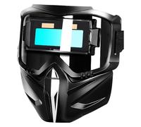 Welding Helmet Auto Darkening, Protective Welding Shade with Adjustable Lens for Soldering, Industrial Tool Use, Construction, Workshop, Pipe Fitters, Metal Fabrication, 8.46x7.87x1.77 inches