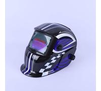 Welding Helmet, Flip up Front Welding Mask with Adjustable Headgear Lcd Auto Darkening Clamshell Welding Face Cover for Industry Using (Grille noir et blanc)