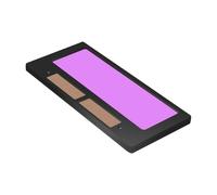 Welding Helmet Lens, True Color Auto Darkening Replacement Screen, Solar Powered Lens Accessory for Welding Goggles and Hoods, Fit for Standard Helmet Models