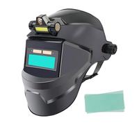 Welding Helmet with Light, True Color Auto Darkening Welding Helmets, Wide Shade 4/9-13 Protection, 2 Arc Sensor Professional Shield for TIG MIG Arc, Industrial Aesthetic with True-Vision Build