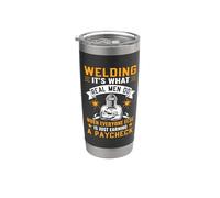 Welding It's What Real Men Do Funny Welder Gobelet isotherme en acier inoxydable double paroi