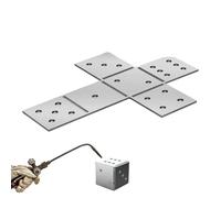 Welding Kit - Welding Projects Metal Kits, Weldingg Training Metal Equipment,Steel Weldinng Plate Set, Square Steel Weldings Plate, Accessories Tools for Beginners Practice and Trainings