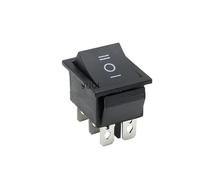 welding machine boat switch kcd4 boat rocker power light switch 3 positions 6 pins arrow reset 16A 250vac/20a 125VAC NWPNLXEA(Black ON-OFF-ON)