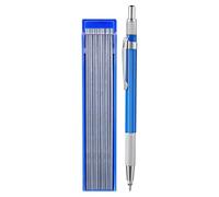 Welding Pencils for Metal, Mechanical Woodworking Marker, 2.0mm Silver Round Refills, Built in Sharpener Tool, Sturdy Marking Pencil to Steel, Pipefitters, Fabrication Projects 4.72 Inches