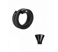 Welding Smoke Extraction Pipe, Industrial Dust Removal Flexible Fume Extractor, Air Extractor Flexible Duct Collector Arm With Hood(Black,Dia-75-100cm)