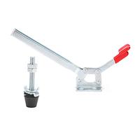 Welding Toggle Clamp Heavy Duty Quick Release Hand Tool Horizontal Fixture for Metalworking and Welding Cast Iron Alloy Steel 250kg Holding Force