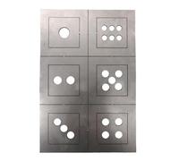 Welding Training Kit - Stainless Steel Practice Plates, Mild and Low-Carbon Steel Sheets, Durablee Learning Accessories, Compact Design | Beginner Welding Equipment, Metal Fabrication Practice Tools