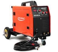 Weldman™ MICRO MIG 200 MIG/MAG Poste à souder inverter 200 A Machine à souder 3 en 1 Flux MMA Rouge