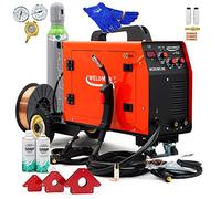 Weldman™ MICRO MIG 200 MIG/MAG Poste à souder inverter 200 A Machine à souder 3 en 1 Flux MMA Rouge