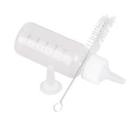 Weldphur Biberons pour Chiots,50ml Biberon Lait pour Chaton Et Chiot | Distributeur d'eau avec Brossette de Nettoyage pour Voyage Camping Pique-Nique Quotidien Chaton Lapin Hamster Furet