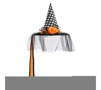 Weldphur Chapeaux De Sorcière Pour Femmes, Chapeau de Sorcière à Large Bord pour Fête, Accessoires De Déguisement Pour Fêtes Coiffures Et Costumes Pour Adultes Et Usage Extérieur Et