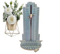 Weldphur Compte à rebours de Noël | Calendrier de bureau avec décorations de table en bois, avec Hans Gruber Falling Off Plaza Calendrier de bureau Die Hard pour table