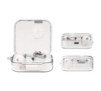 Weldphur Coque en Silicone pour Rien, Oreille (1), étui de Protection Anti-Perte Facile à Transporter avec Porte-clés, Coque en Silicone Souple, Compartiment de Chargement translucide, Sac de