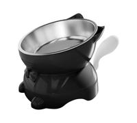 Weldphur Gamelles surélevées pour Chats Bols Inclinés Mignons Adaptés aux | gamelles surélevées chats et plat repas pour petits et moyens félins, chatons, animaux, maison, balcon, salon, apparte