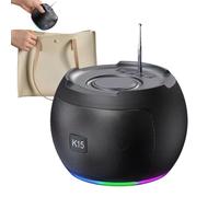 Weldphur Haut-Parleur Portable | Radio FM sans Fil avec Lecture de Cartes - Audio Intégré - pour Rassemblements en Extérieur Maison Fêtes Bureau Patio Jardin