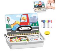 Weldphur Jeu Magnétique Visage à Habiller, Puzzle Éducatif Double Face Jeu d'apprentissage Précoce, d'Association Visage et Habits pour Maternelle Voyage Maison, pour Noël Nouvel an Vacances