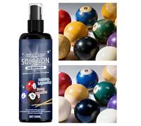 Weldphur Kit de Nettoyage pour Boules de Billard - 100ml Agent de Polissage Hydratant avec Éponge,Kit de Soin pour Billes de Billard | pour Hommes, Famille, Amis, Maison, Compétition, Entraînement,