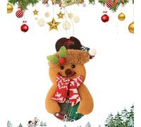 Weldphur Ornement À Suspendre pour Sapin De Noël - Décoration Saisonnière Mignonne - Ornement Bonhomme De Neige Et Père Noël,pour Salon Chambre Manteau de Cheminée Porte Mur Balcon Fête