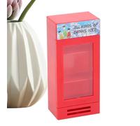 Weldphur Réfrigérateur Jouet - Mini Congélateur à Boissons Jouet,Distributeur de Canettes Décoratif Bureau pour Anniversaire Garderie Voyage Loisirs Salle de Classe Camping Intérieur Cadeau