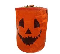 Weldphur Sac de rangement réutilisable pour feuilles de citrouille d'Halloween | Conteneur poubelle pliable de 272 l avec poignée, décoration d'automne pour cour, jardin, jardin, parc, aire de jeux