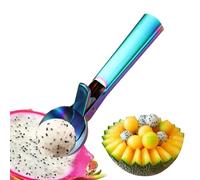 Weldphur Scoop À Glace,Acier Inoxydable Ergonomique Anti-Dérapant,Cuillère Portionneuse | Pour Dessert Buffet Fête Cuisine Maison Pâte Fruit Maïs Soufflé Pastèque