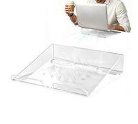 Weldphur Support Ordinateur Portable Transparent | Support Moderne Anti-Surchauffe - Acrylique ventilé pour Ordinateur Portable,pour Ordinateur 11-17 Pouces Dortoir Études Appartement