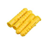 WELDRIC Tube d'expansion Jaune Boulons d'ancrage à Expansion à Manchon en Plastique et Nylon(M10x100 Pack 100)