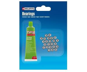 Weldtite BB022 Graisse et Bille de roulement Argent 3/16"