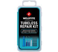 Weldtite Kit de réparation pour pneus usagés – Tubeless VTT avec mèches