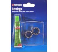 WELDTITE KIT ROULEMENT CAGE A BILLES + GRAISSE 1/4"" VELO MOYEU AXE FIXIE BMX NOS