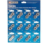 Weldtite TL08363 Ecrou 24 pièces Noir 10 mm