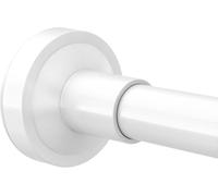 WELDUN Tringle à rideau extensible à pression, télescopique, sans perçage, à ressort réglable - Pour fenêtre, douche, salle de bain, chambre - Blanc, 46-81 cm