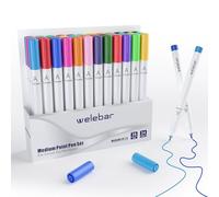 Welebar 1.0 Marqueurs à pointe fine pour Cricut Joy/Joy Xtra, Lot de 36 pièces, Stylos à pointe moyenne pour dessins, écriture et bricolage