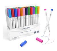 Welebar Lot de 36 stylos à pointe fine 0,4 pour Cricut Joy - Assortis - Pour dessin, écriture, compatible avec Cricut Joy Machine