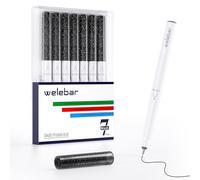 Welebar Lot de 7 stylos à bille à encre gel à paillettes pour Cricut Maker 3/Maker 4/Explore 3/Explore 4/Air 2, 0,8 mm pour écrire, dessiner, invitations, cartes
