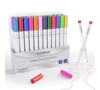 Welebar Stylos à Pointe Fine de 0,4 mm pour Cricut Joy/Joy Xtra, Lot de 36 Stylos à Pointe Fine Assortis pour l'Écriture et le Dessin