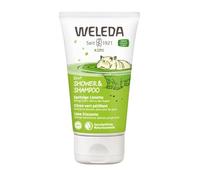 WELEDA - 2in1 Shower & Shampoo Citron vert pétillant - Nettoie en douceur, doux pour les yeux - Pour la toilette du corps et cheveux des enfants à partir de 3 ans - NATRUE* - Vegan*** - 150ml