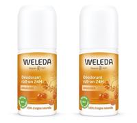 WELEDA Argousier Déodorant roll-on 24h Rouleau 2x50 ml