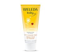 WELEDA Baby - Crème Pour Le Change Calendula Sans Parfum - Protège, Apaise, Atténue Les Rougeurs Et Irritations, Soin Siège Bébé Nouveau-Né, Facile À Étaler, Calendula Bio, Amande Douce, NATRUE, 75ml