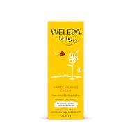 WELEDA Baby - Crème Pour Le Change Pour Bébé - Extrait De Fleur De Calendula - Protège, Régénère & Apaise - Recommandée Par Les Pédiatres - Convient Aux Nouveaux-Nés - Certifiée NATRUE* - Bio - 75 ml