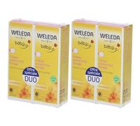WELEDA Baby Crème protectrice Visage au Calendula Bio Pour La Peau 2x100 ml