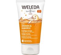 Weleda Kids Happy Orange crème de douche et shampoing pour enfant 2 en 1 150 ml